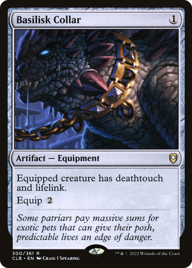 Basilisk Collar (300) - Commander Legends: Battle for Baldur's Gate