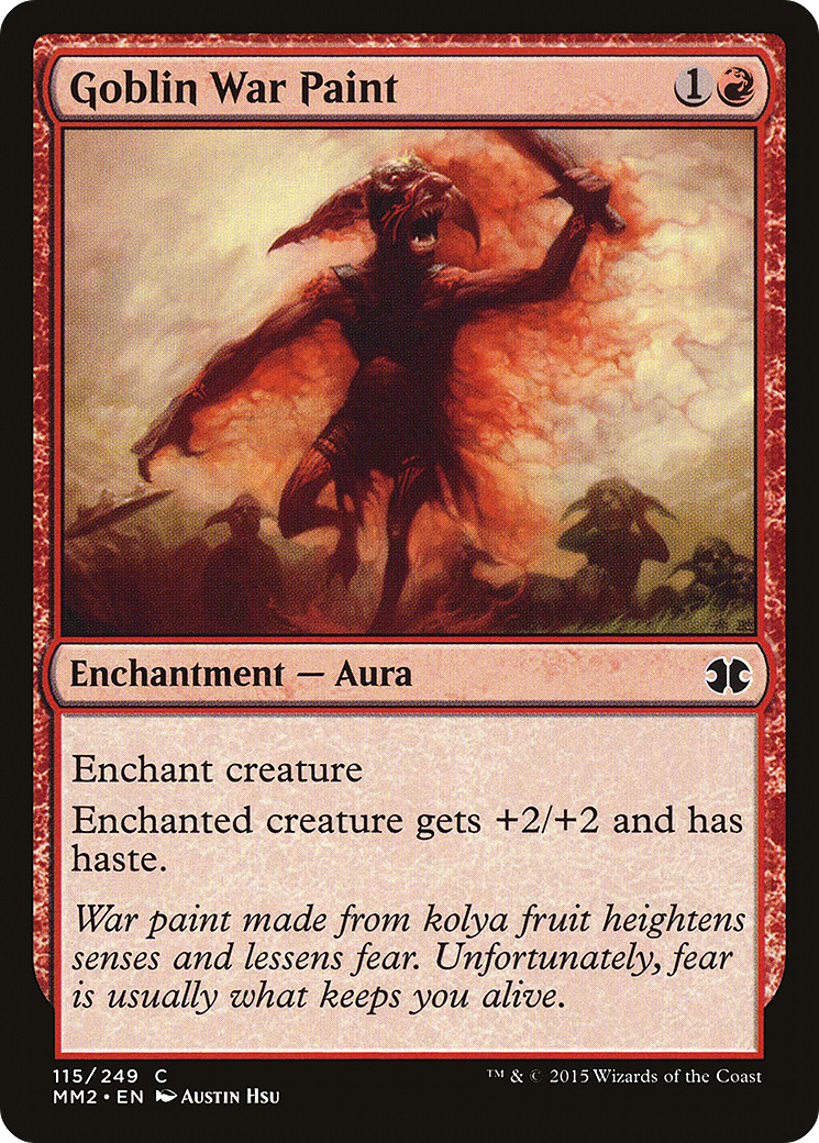 Goblin War Paint (115) - Modern Masters 2015