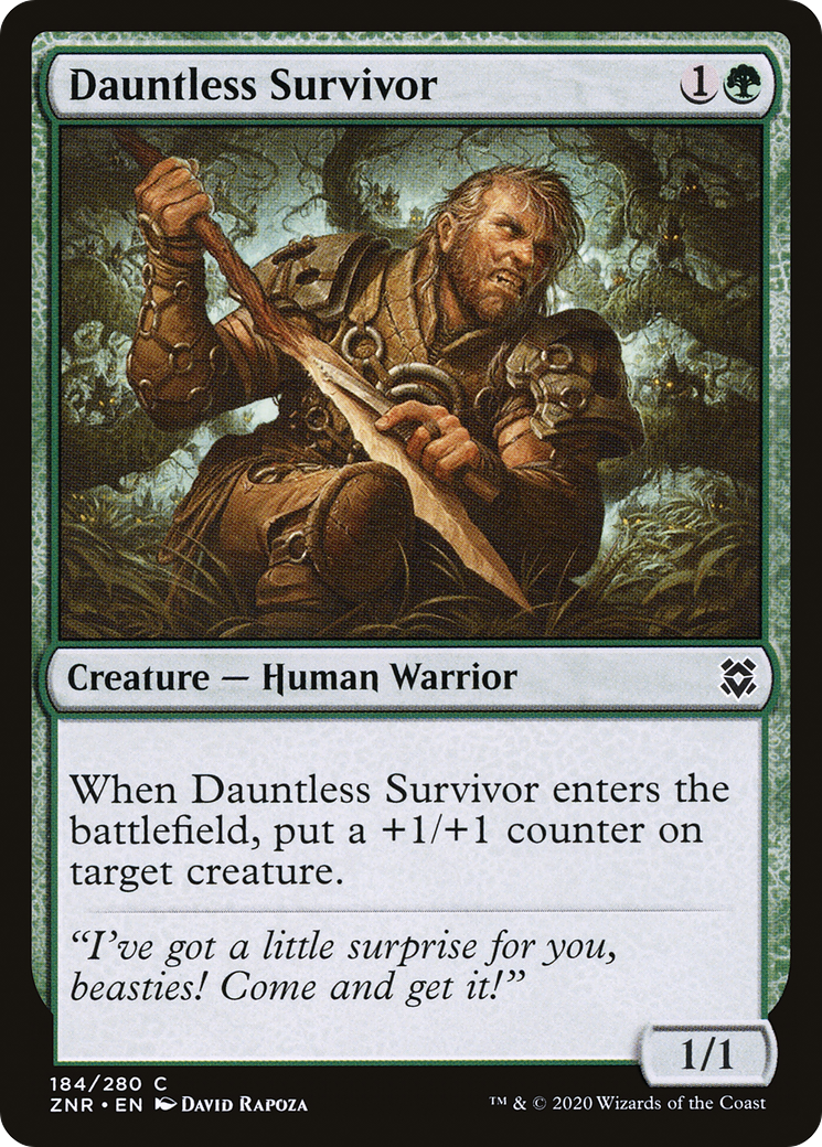 Dauntless Survivor (184) - Zendikar Rising