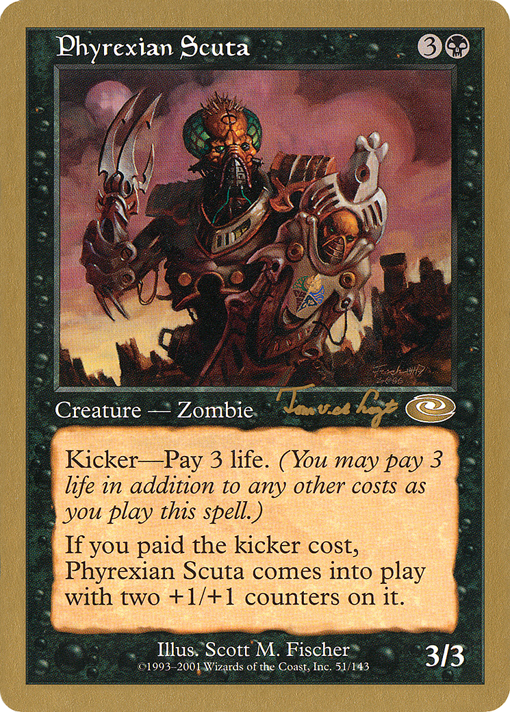 Phyrexian Scuta - 2001 Tom van de Logt (PLS) (Retro) - World Championship Decks 2001