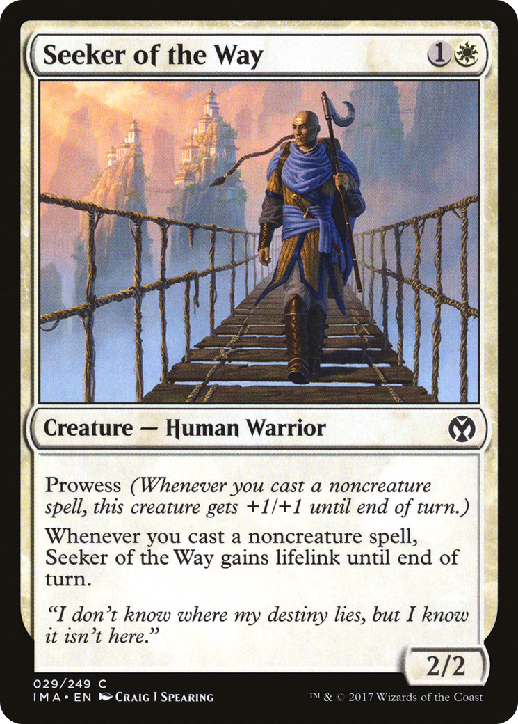 Seeker of the Way (029) Foil - Iconic Masters