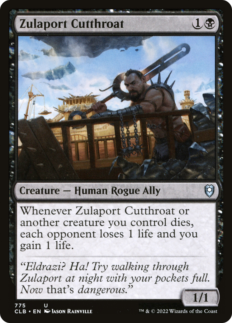 Zulaport Cutthroat (775) - Commander Legends: Battle for Baldur's Gate