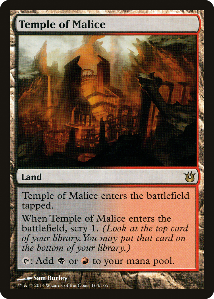 Temple of Malice (164) Foil - Born of the Gods