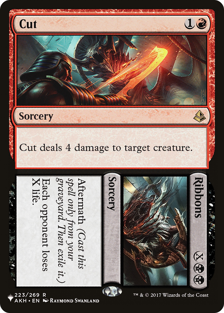 Cut // Ribbons (AKH-223) - The List