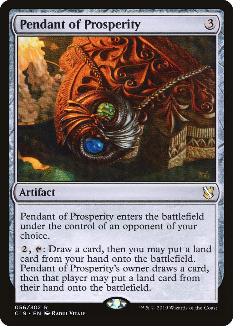 Pendant of Prosperity (056) - Commander 2019
