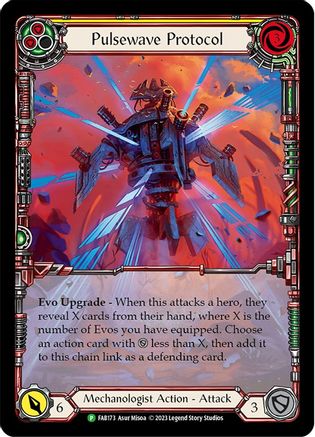 Pulsewave Protocol (FAB173) Rainbow Foil - FaB Promos