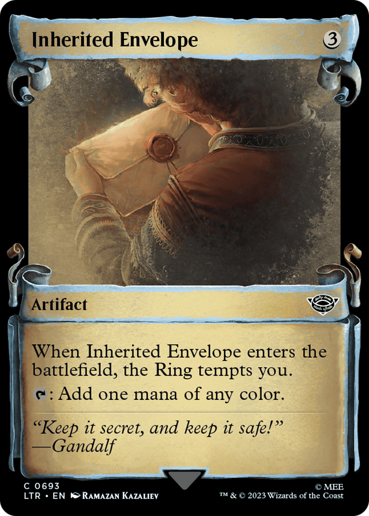 Inherited Envelope (Showcase) (693) Foil - The Lord of the Rings: Tales of Middle-earth