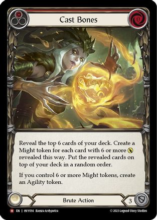 Cast Bones (HVY014) Rainbow Foil - Heavy Hitters