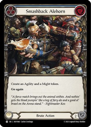 Smashback Alehorn (HVY044) Rainbow Foil - Heavy Hitters