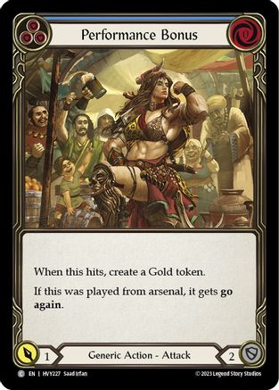 Performance Bonus (Blue) (HVY227) - Heavy Hitters