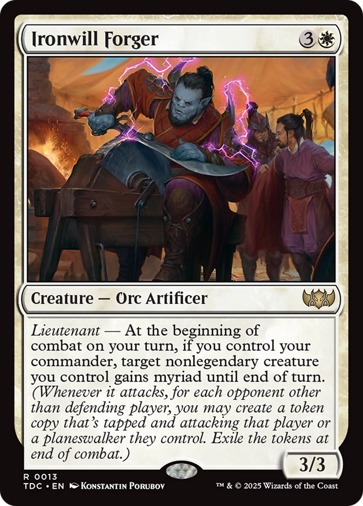 Ironwill Forger (013) - Commander: Tarkir: Dragonstorm