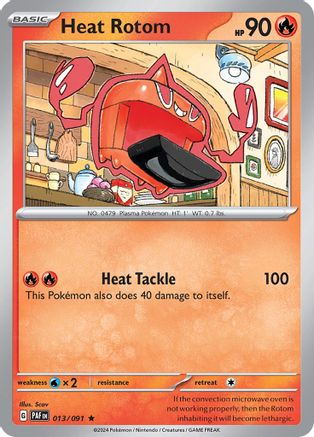 Heat Rotom (13) Holofoil - Paldean Fates