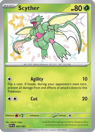 Scyther (95) Holofoil - Paldean Fates
