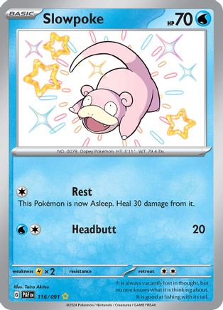 Slowpoke (116) Holofoil - Paldean Fates