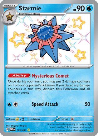 Starmie (119) Holofoil - Paldean Fates