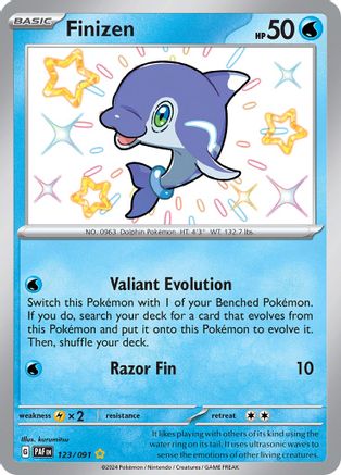 Finizen (123) Holofoil - Paldean Fates