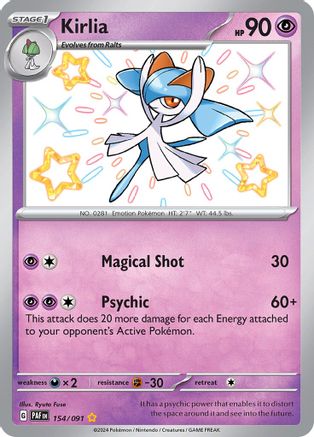 Kirlia (154) Holofoil - Paldean Fates