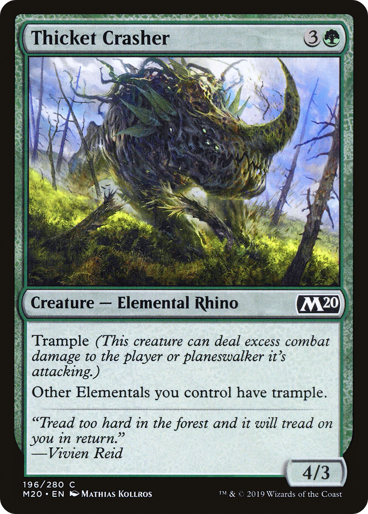 Thicket Crasher (196) - Core Set 2020