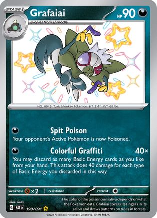 Grafaiai (190) Holofoil - Paldean Fates