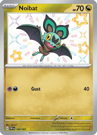 Noibat (194) Holofoil - Paldean Fates