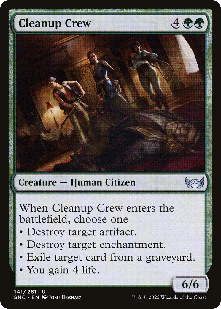 Cleanup Crew (141) Foil - Streets of New Capenna