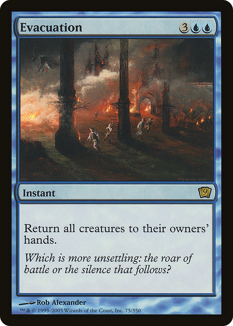 Evacuation (075) Foil - Ninth Edition