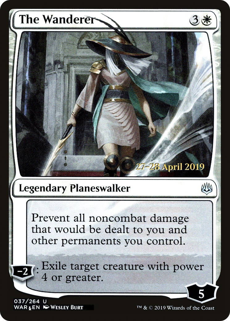 The Wanderer (037) Foil - War of the Spark Promos