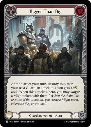 Bigger Than Big (Red) (BET016) - Blitz Deck: Heavy Hitters - Betsy