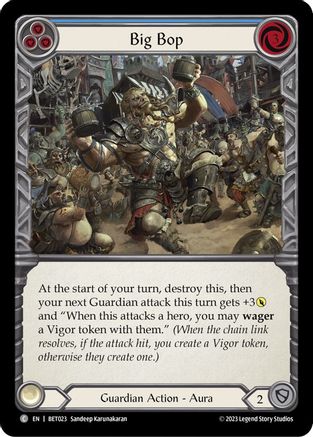 Big Bop (Blue) (BET023) - Blitz Deck: Heavy Hitters - Betsy