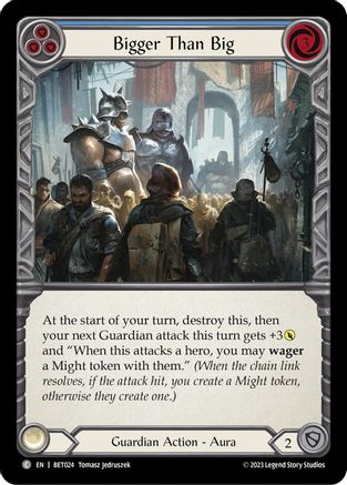 Bigger Than Big (Blue) (BET024) - Blitz Deck: Heavy Hitters - Betsy