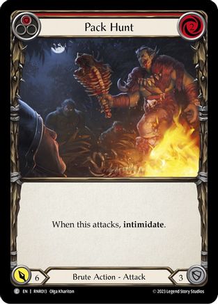 Pack Hunt (Red) (RNR013) - Blitz Deck: Heavy Hitters - Rhinar