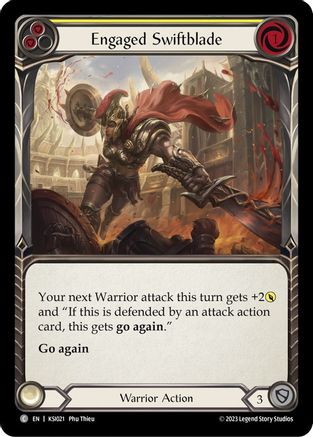 Engaged Swiftblade (Yellow) (KSI021) - Blitz Deck: Heavy Hitters - Kassai