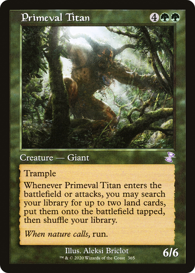 Primeval Titan (Retro) (365) Foil - Time Spiral Remastered