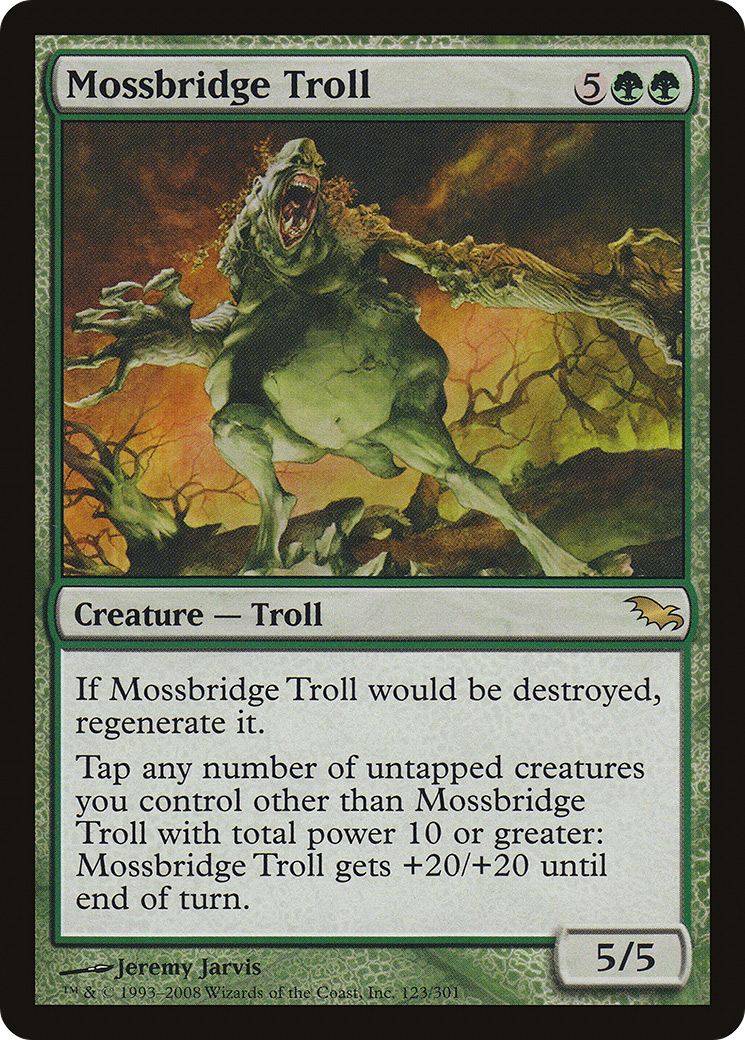 Mossbridge Troll (123) Foil - Shadowmoor
