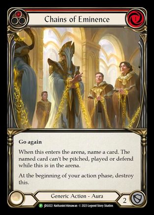 Chains of Eminence - JDG022 (JDG022) Cold Foil - Flesh and Blood: Promo Cards