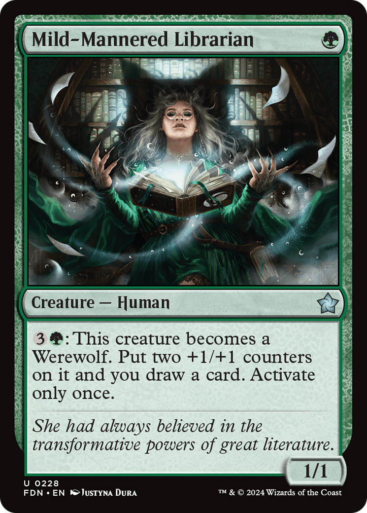 Mild-Mannered Librarian (228) Foil - Foundations