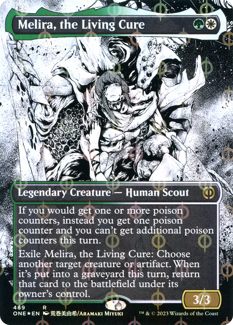 Melira, the Living Cure (Showcase) (469) Foil - Phyrexia: All Will Be One