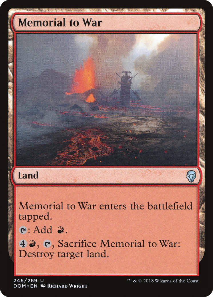 Memorial to War (246) Foil - Dominaria