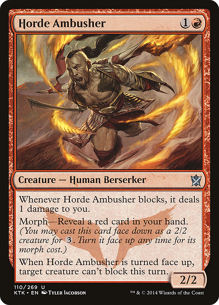Horde Ambusher (110) - Khans of Tarkir