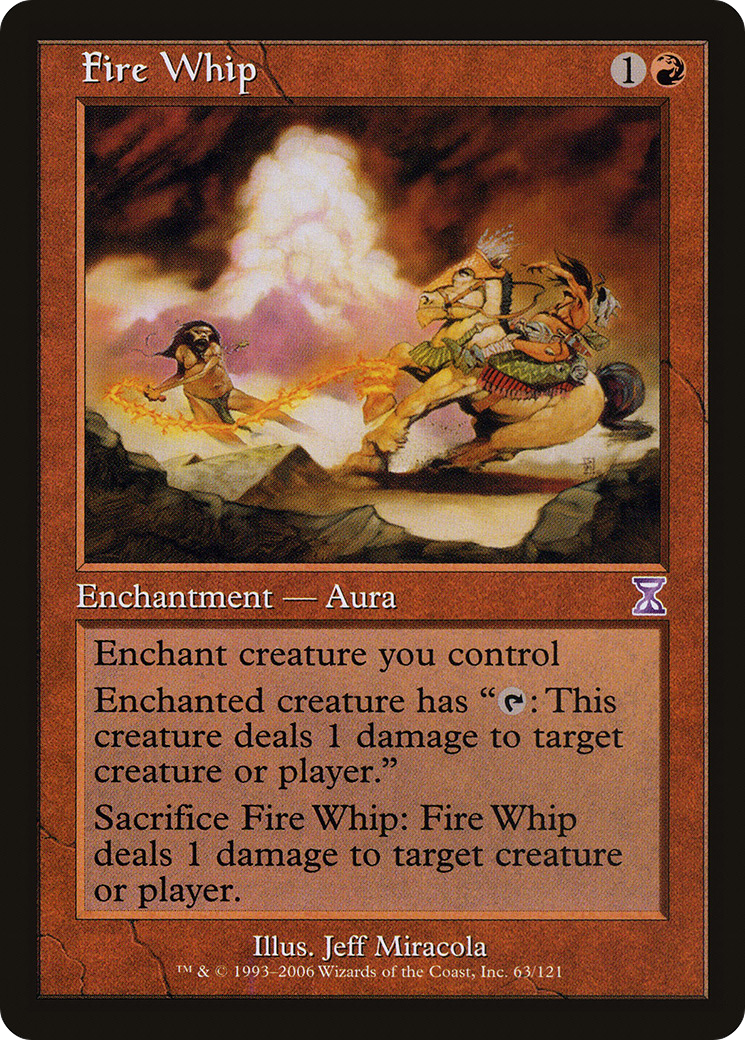 Fire Whip (Retro) (063) Foil - Time Spiral Timeshifted