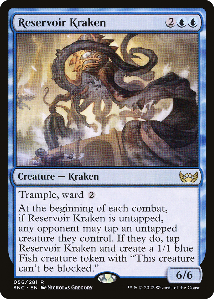 Reservoir Kraken (056) Foil - Streets of New Capenna