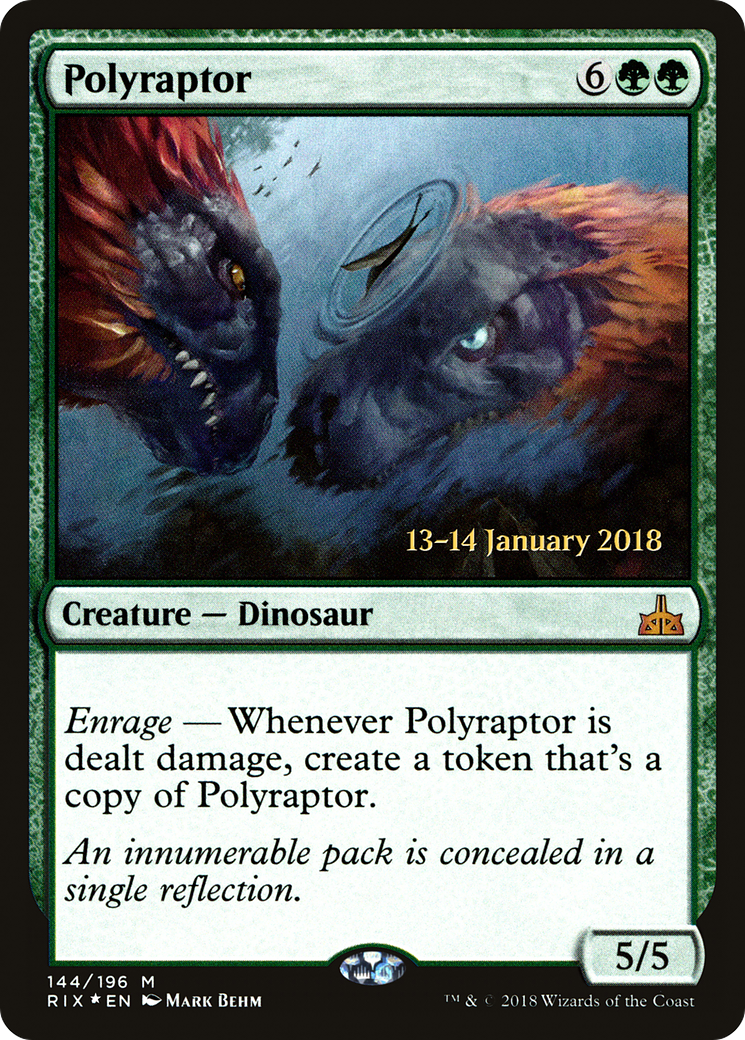 Polyraptor (144) Foil - Rivals of Ixalan Promos