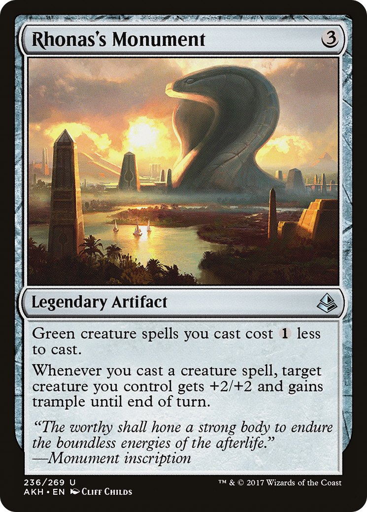 Rhonas's Monument (236) Foil - Amonkhet