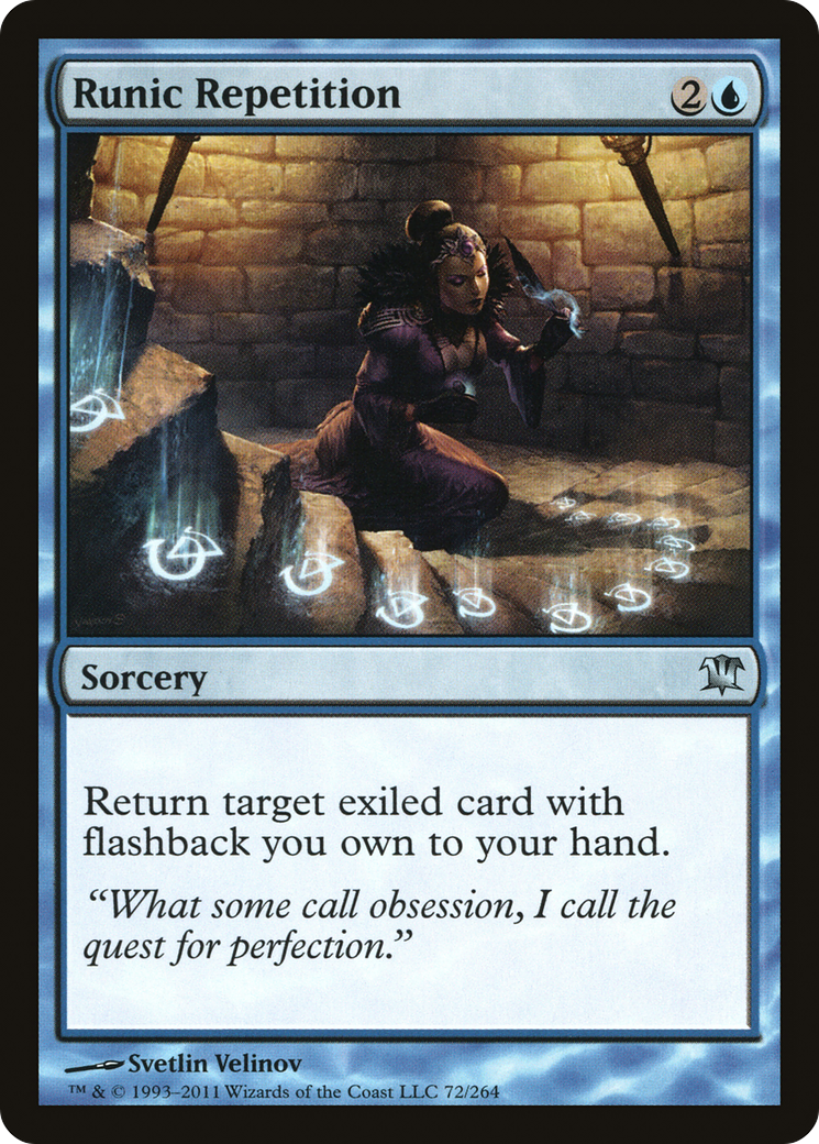 Runic Repetition (072) Foil - Innistrad