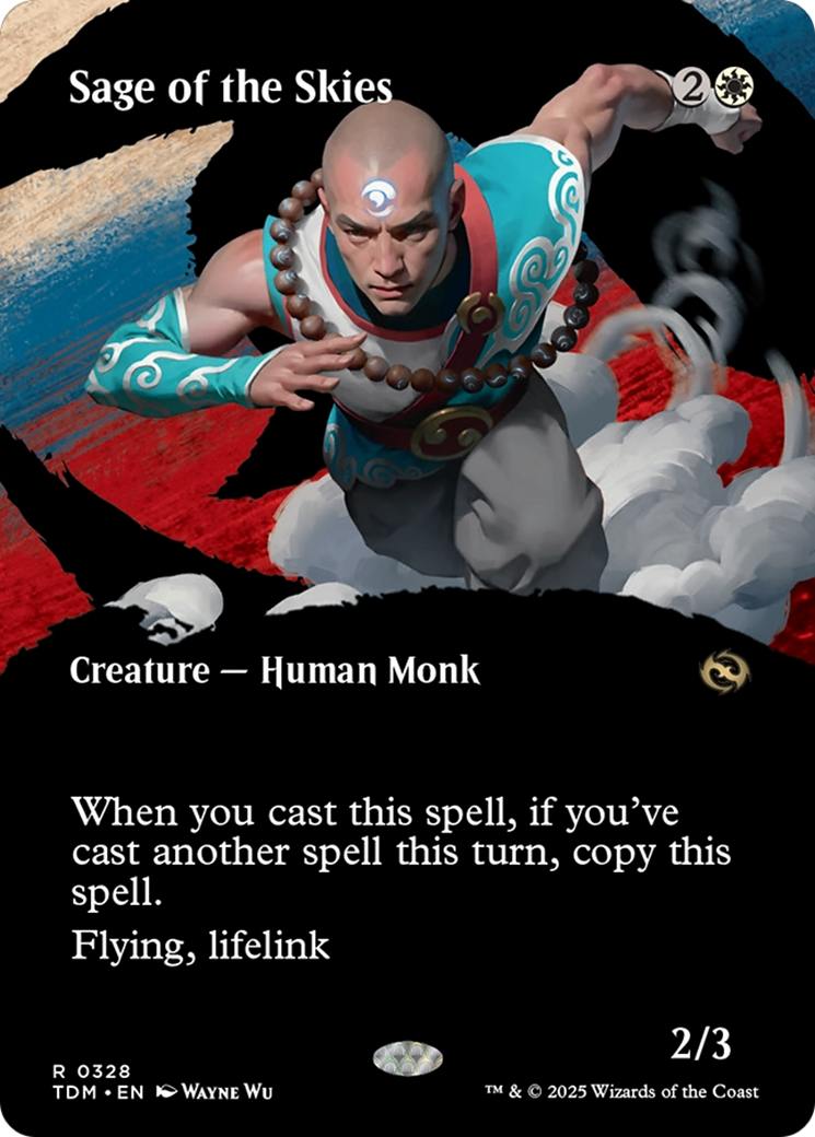 Sage of the Skies (Borderless) (328) - Tarkir: Dragonstorm
