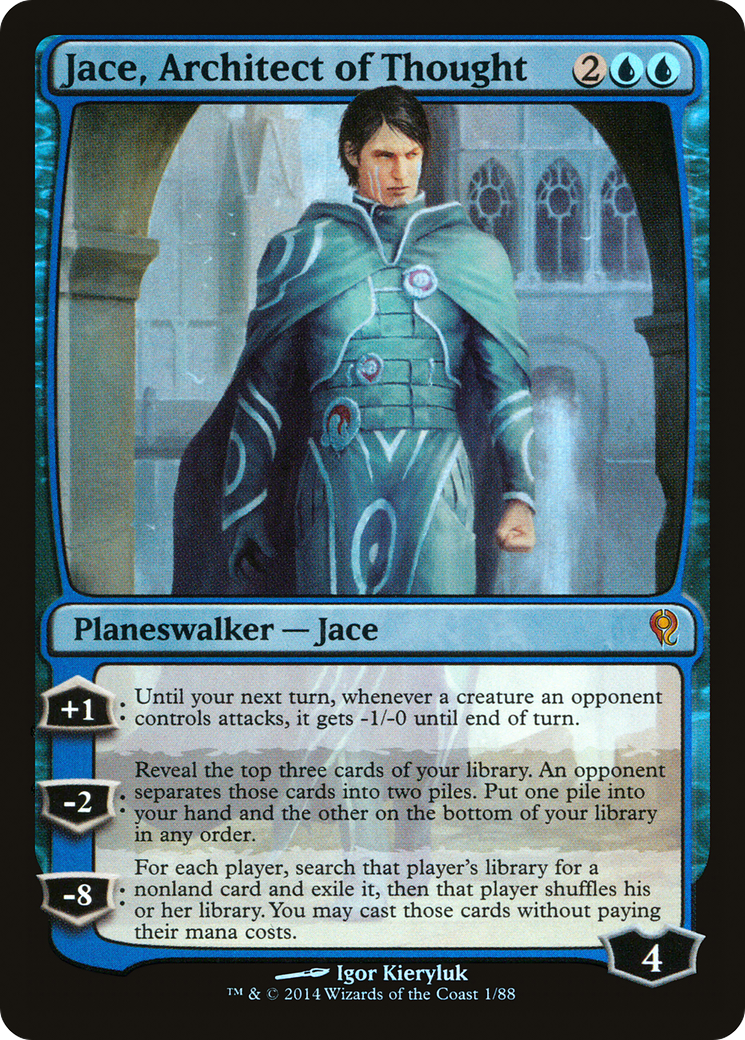 Jace, Architect of Thought (001) Foil - Duel Decks: Jace vs. Vraska