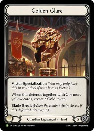 Golden Glare (LGS233) Rainbow Foil - FaB Promos