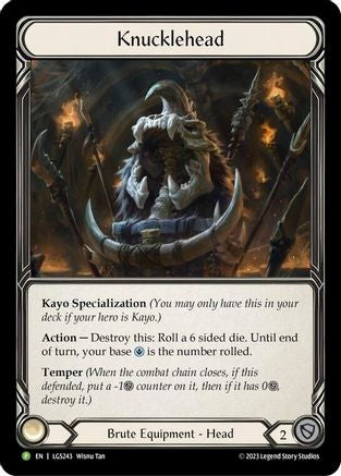 Knucklehead (LGS243) Cold Foil - FaB Promos