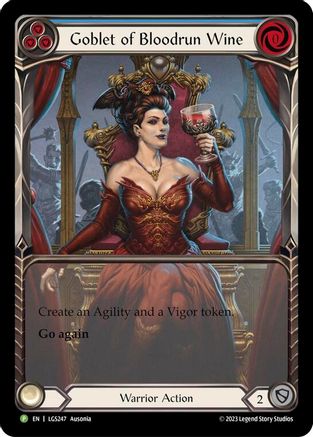 Goblet of Bloodrun Wine - LGS247 (LGS247) Rainbow Foil - Flesh and Blood: Promo Cards