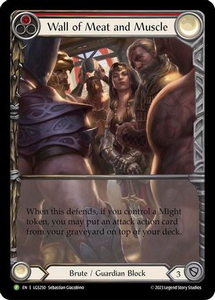 Wall of Meat and Muscle (LGS250) Rainbow Foil - FaB Promos